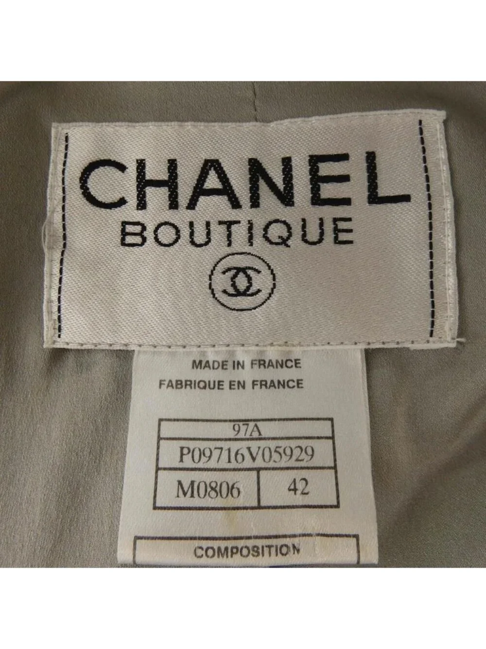 Chanel Vintage Suit Gray